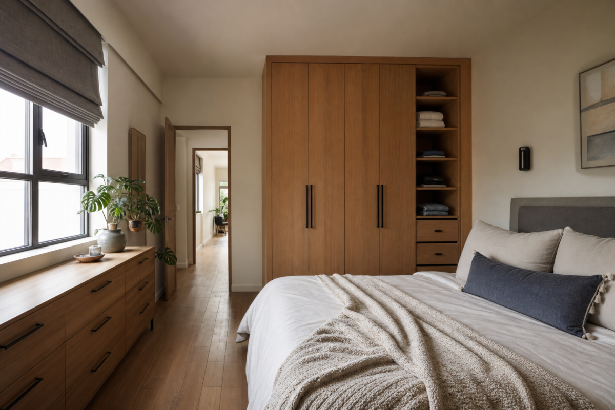 De juiste vloer slaapkamer kiezen (en afstemmen op je kasten)